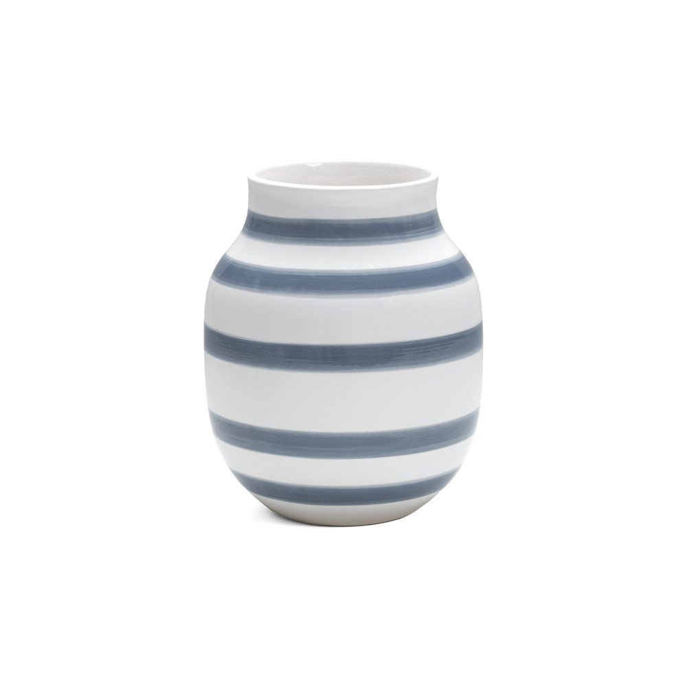 Světle modro-bílá kameninová váza Kähler Design Omaggio, výška 20 cm v:1301468