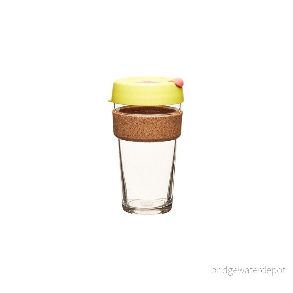Cestovní hrnek s víčkem KeepCup Brew Cork Edition Safron, 454 ml v:951764