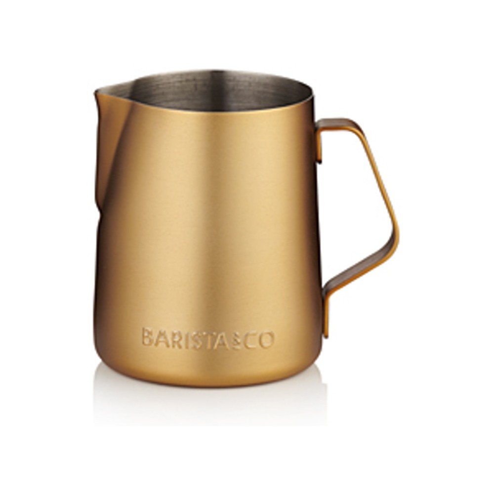 Konvička na mléko ve zlaté barvě Barista & Co, 350 ml v:937556