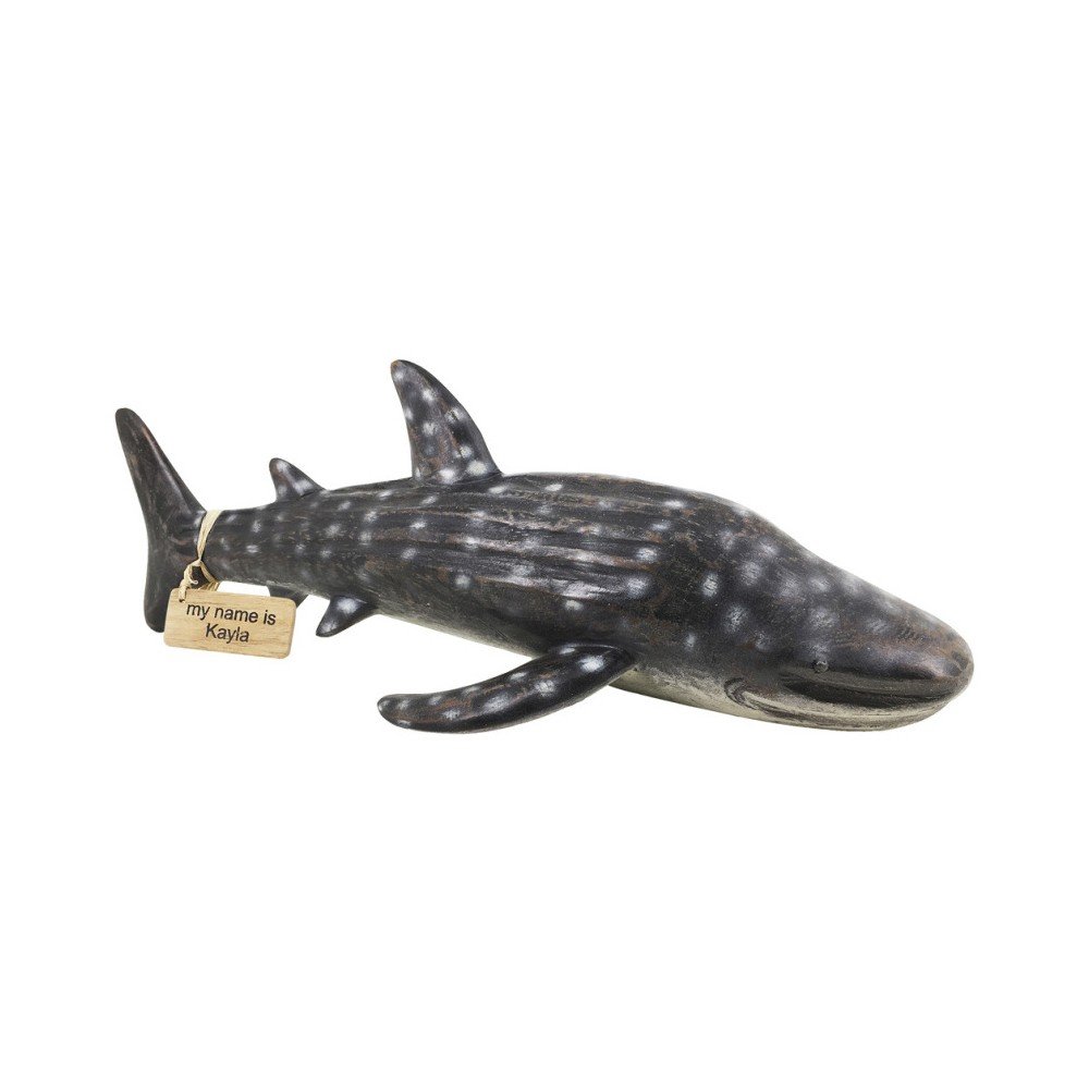 Dekorace z teakového dřeva Moycor Kayla Shark, výška 17 cm v:1249324