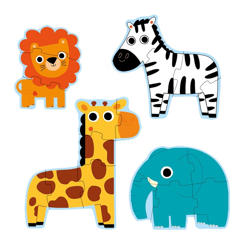 Sada 4 dětských puzzlí Djeco Mini Jungle v:1358551