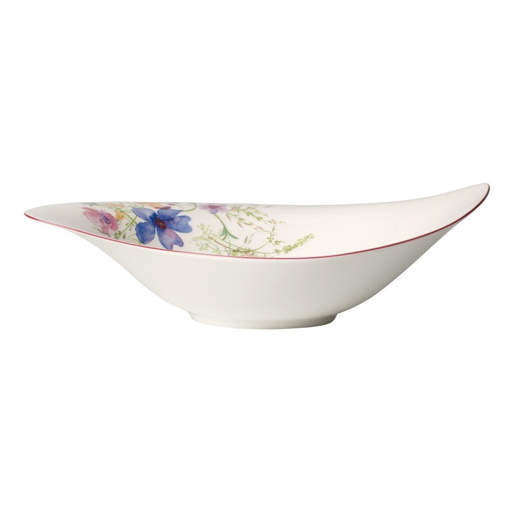 Bílá porcelánová salátová mísa s motivem květin Villeroy & Boch Mariefleur Serve, 1,15 l v:1357375