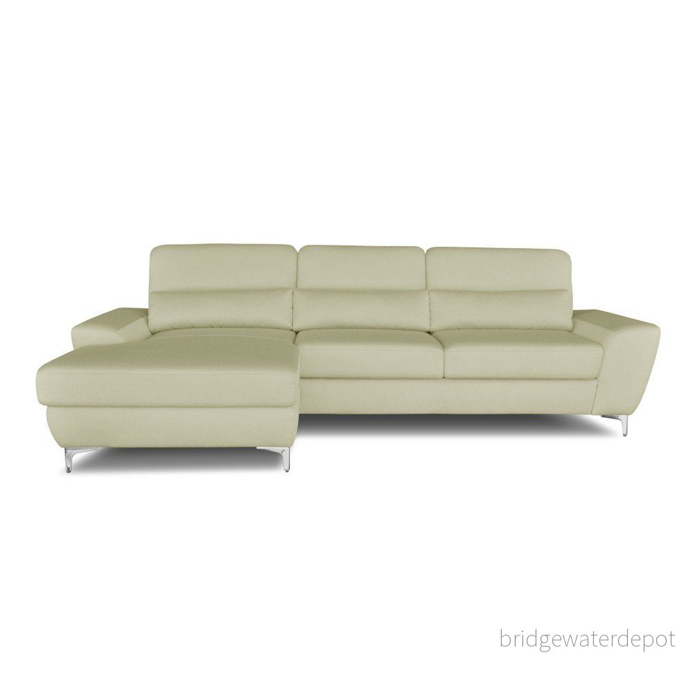Krémová rohová rozkládací pohovka Windsor & Co. Sofas Omega, levý roh v:762772