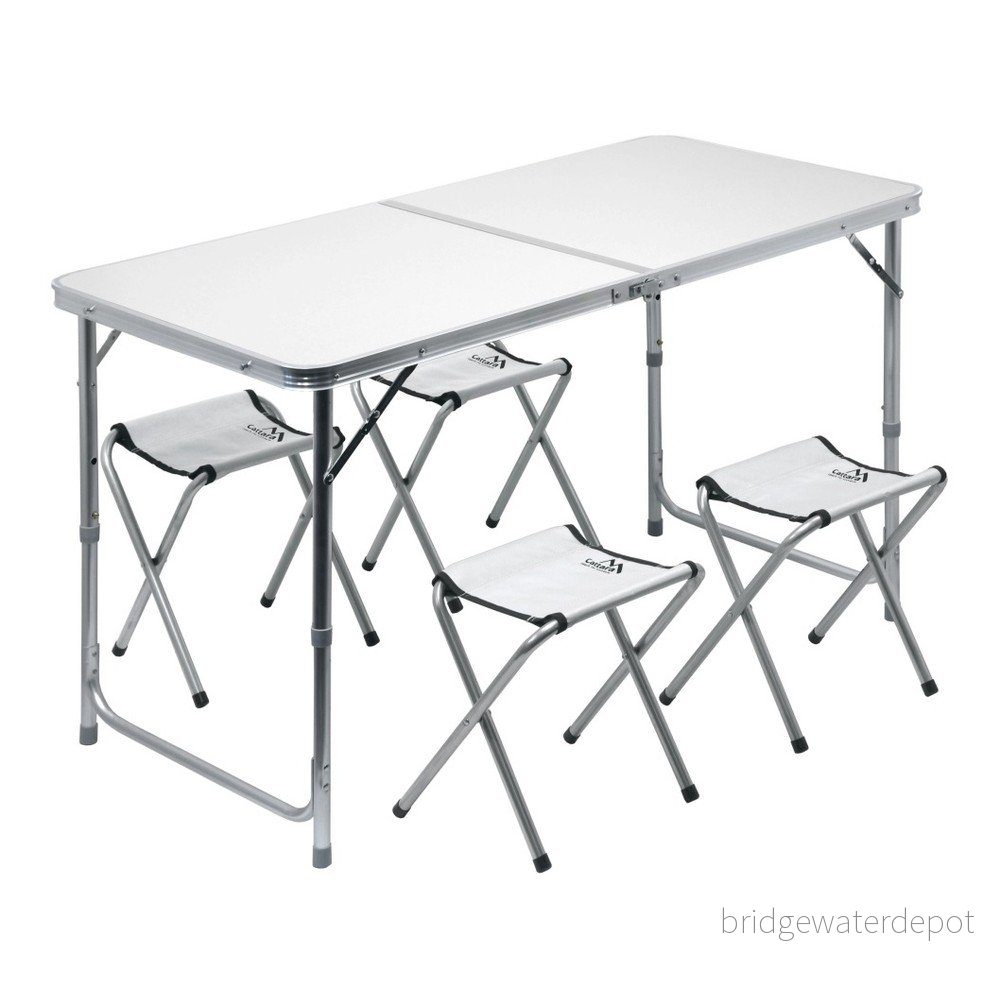 Set kempingového skládacího stolu a 4 židliček Cattara Double v:1064826