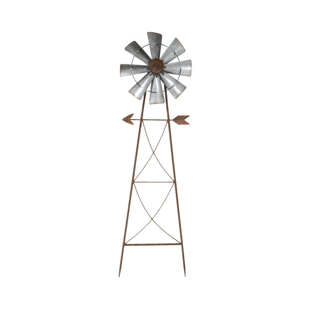 Dekorativní zahradní zápich Clayre & Eef Windmill v:1291986