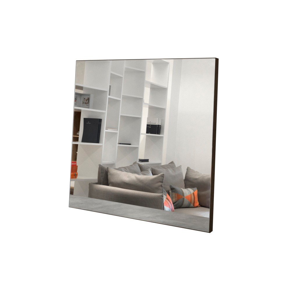 Nástěnné zrcadlo s hnědými detaily TemaHome Aurora v:907414