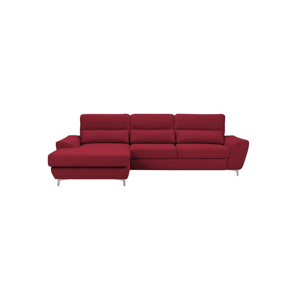 Červená rozkládací rohová pohovka Windsor & Co Sofas Omega, levý roh v:1071830