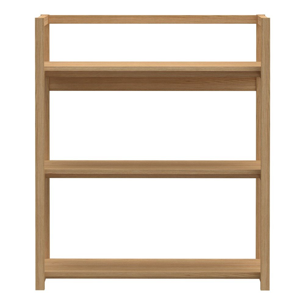 Knihovna v dekoru dubu v přírodní barvě 80x93x40 cm Ludza – Actona v:1734928