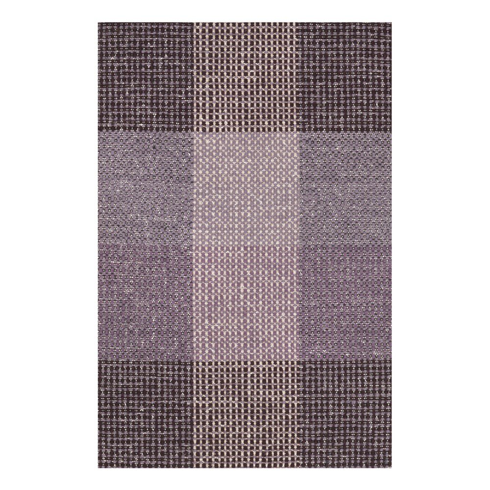 Fialový ručně tkaný vlněný koberec Linie Design Genova, 140 x 200 cm v:810166