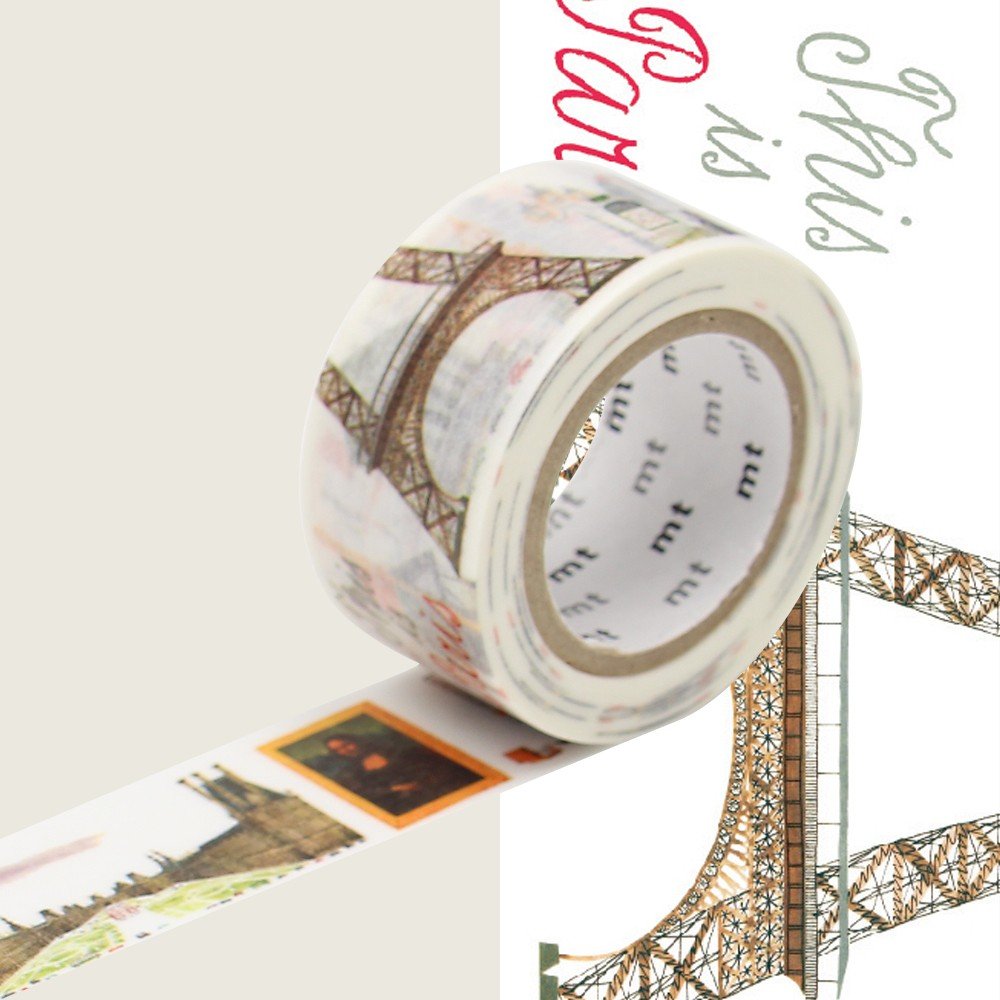 Washi páska s motivy M. Šaška MT Masking Tape Paris v:843536