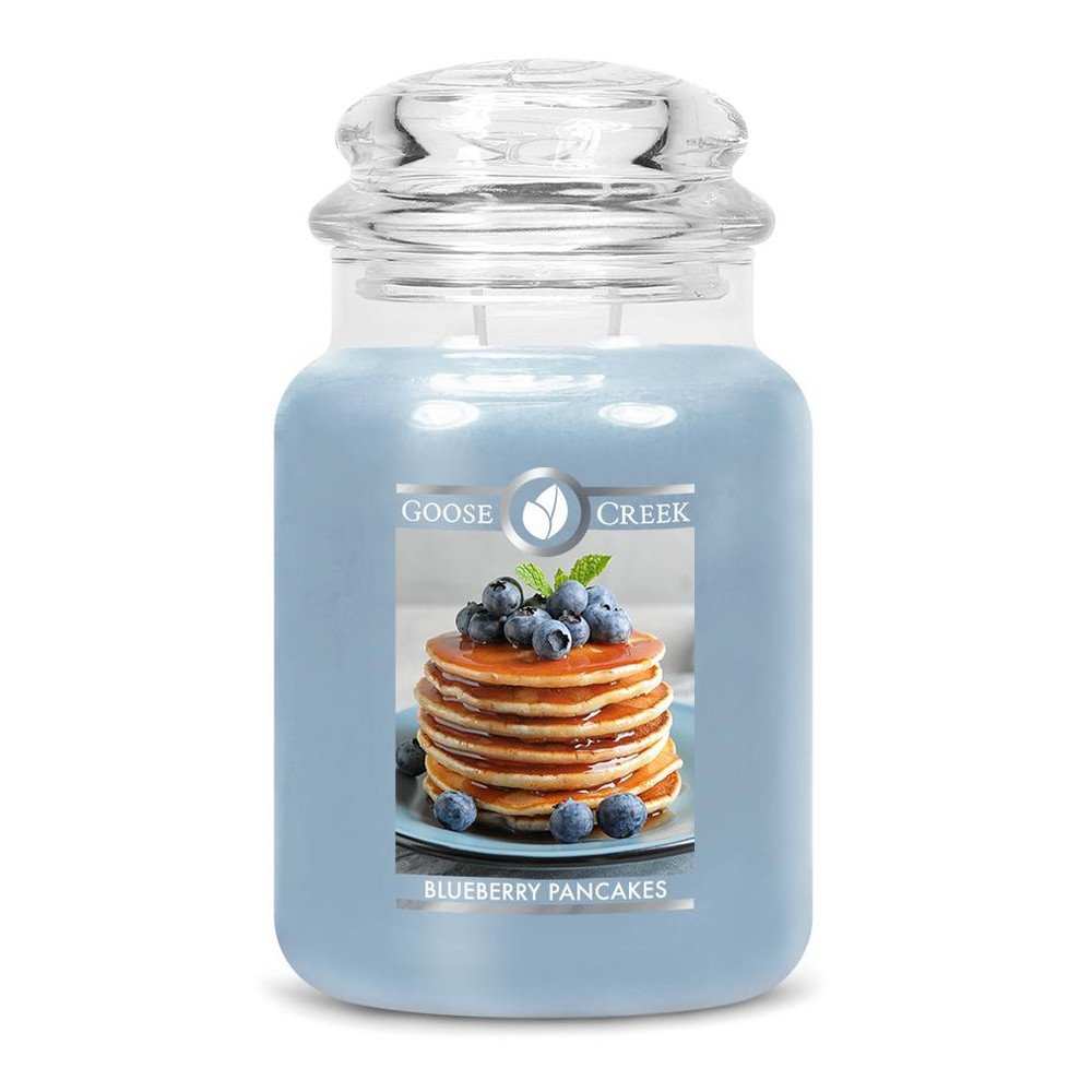 Vonná svíčka ve skleněné dóze Goose Creek Blueberry Pancakes, 150 hodin hoření v:1404649