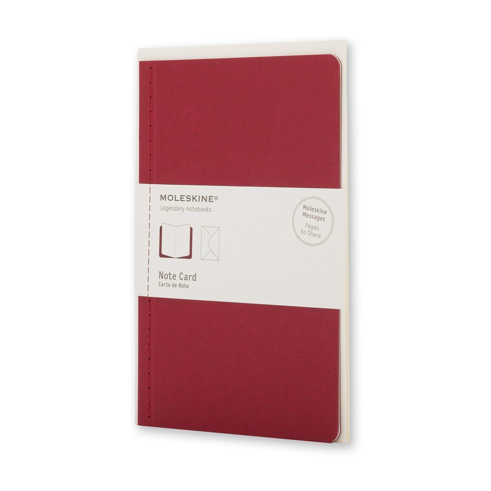 Dopisní set Moleskine Personal Red, zápisník + obálka v:691446