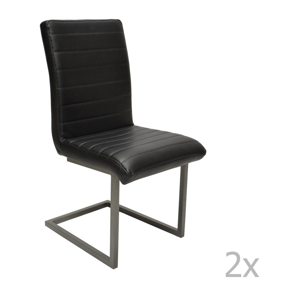 Sada 2 černých jídelních židlíRGE Toscana Simple v:1269718