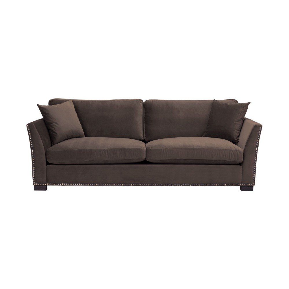 Hnědá trojmístná pohovka THE CLASSIC LIVING Pierre v:1096534