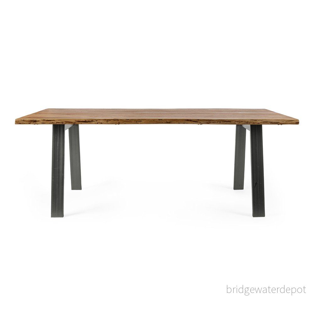 Jídelní stůl s deskou z akácie 95x200 cm Aron – Bizzotto v:959244