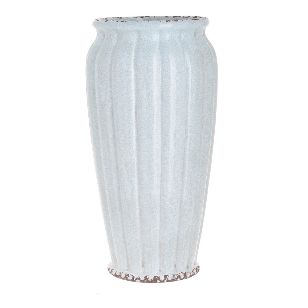 Bílá keramická váza InArt Antique, výška 26 cm v:1064458 Bílá keramická váza InArt Antique, výška 26 cm v:1064458