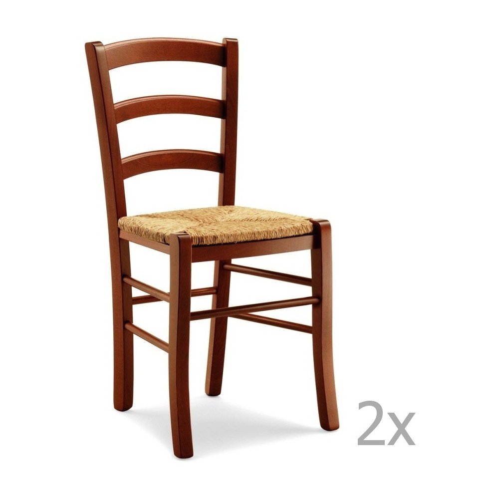 Sada 2 dřevěných jídelních židlí Castagnetti Cena v:851178