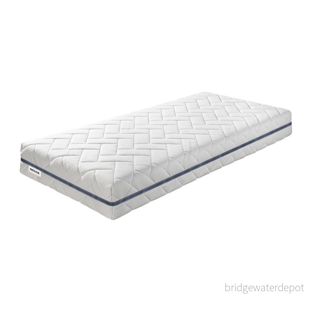 Tvrdá/středně tvrdá pěnová oboustranná matrace 90x200 cm BonRelax HR BIO – BENAB v:1548688