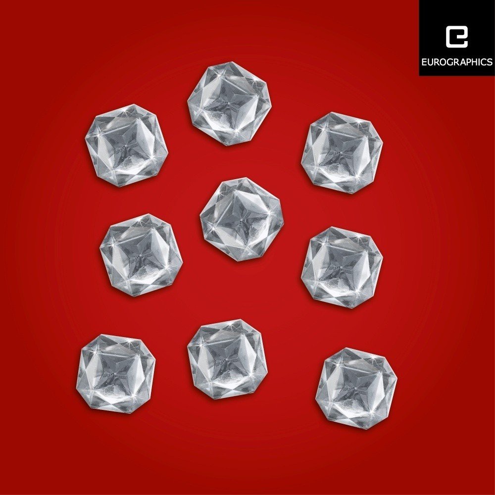 Sada 9 magnetek Eurographics Square Diamond v:917538