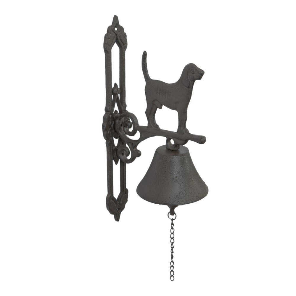 Nástěnný zvonek Clayre & Eef Dog Bell v:763092