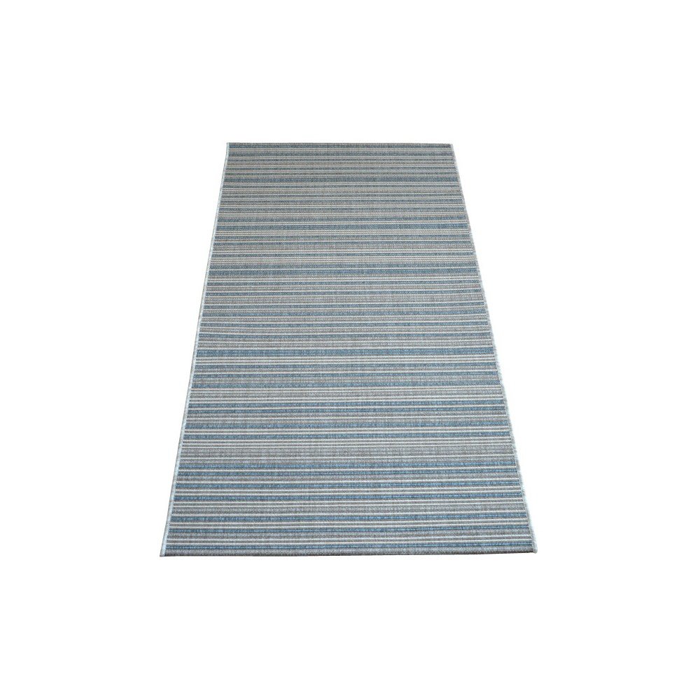 Vysoce odolný koberec Webtappeti Stripes Aqua Star, 80 x 150 cm v:803806
