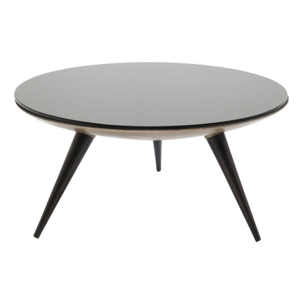 Konferenční stolek ze skla a kovu Kare Design, Ø 90 cm v:1085102