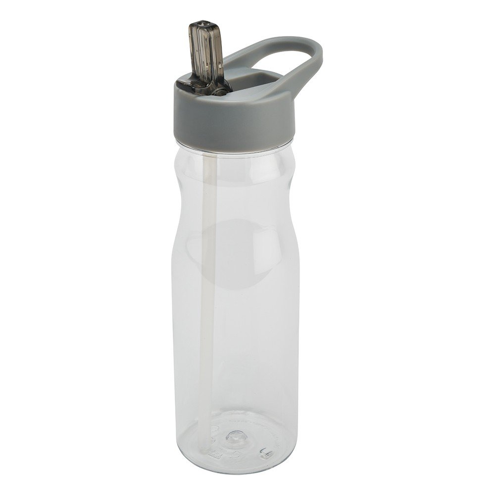 Šedá lahev s víkem a brčkem Addis Bottle Clear And Grey, 700 ml v:1331030