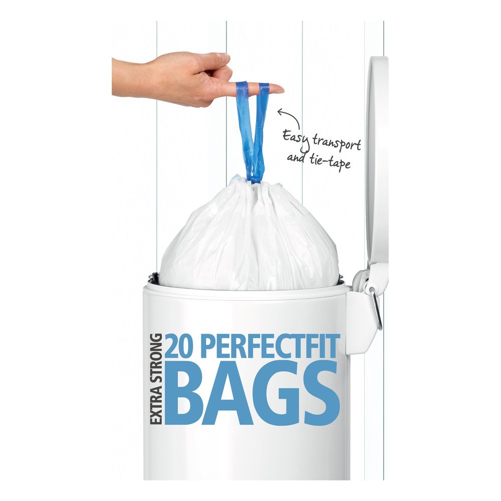 Sada 20 odpadkových pytlů do koše Brabantia PerfectFit, 20 l v:1063072
