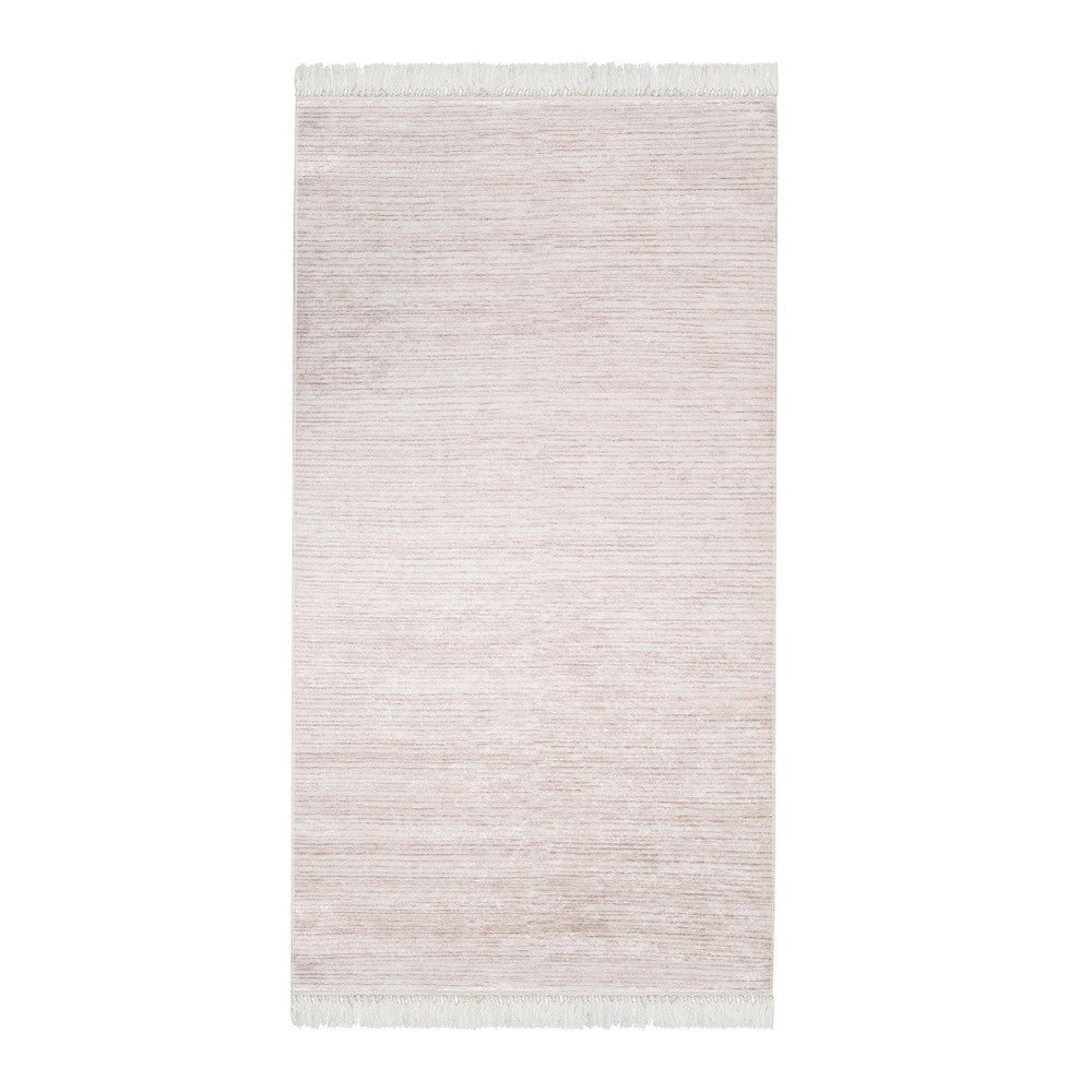 Sametový koberec Deri Dijital Kaluna Powder, 80 x 150 cm v:1004218