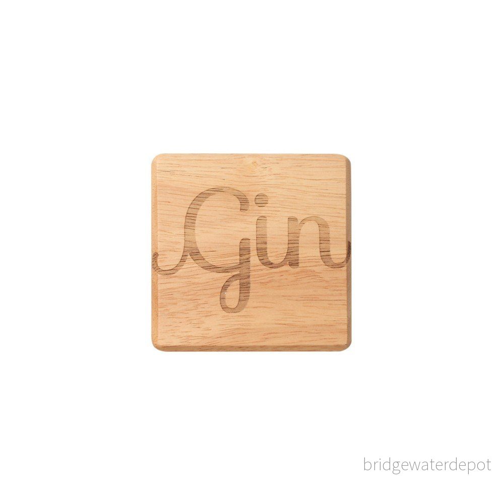 Podtácek ze dřeva kaučukovníku T&G Woodware Gin v:1162938