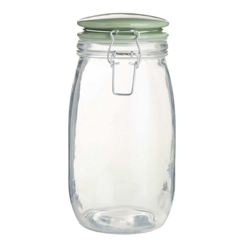 Dóza na potraviny se zeleným víkem Premier Housewares, 1.5 l v:864208