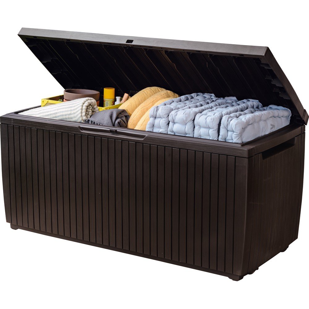 Hnědý zahradní úložný box Keter, 54 x 57 cm v:1371657