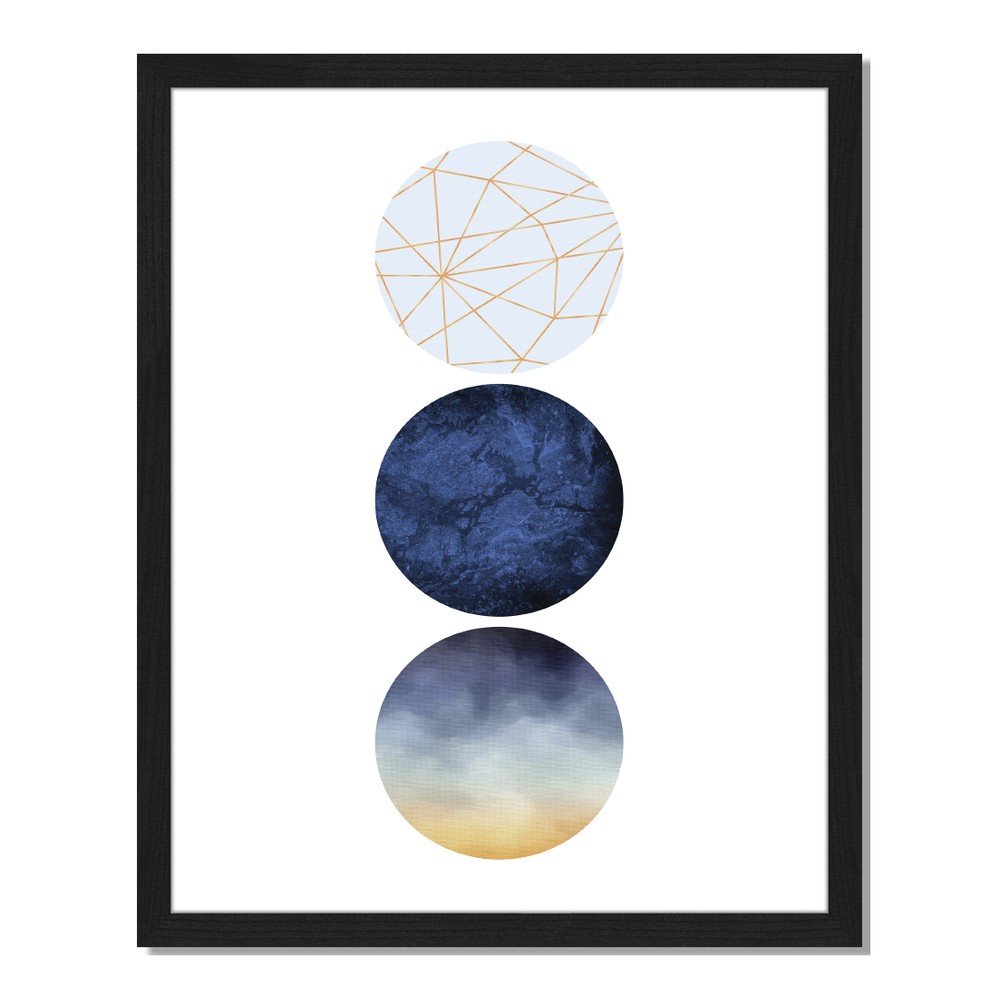 Obraz v rámu Liv Corday Provence Geo Circles, 40 x 50 cm v:885560
