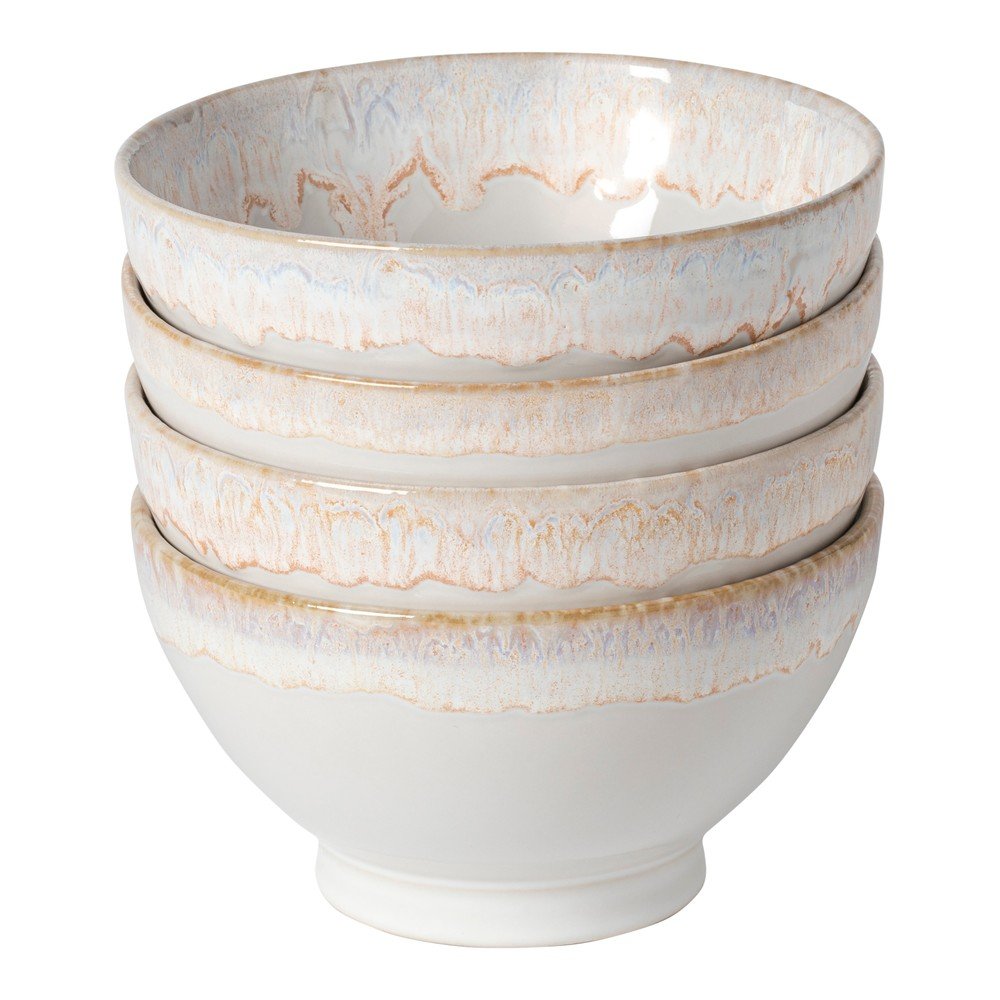 Bílé mísy v sadě 4 ks z kameniny ø 15 cm Latte – Costa Nova v:1615980