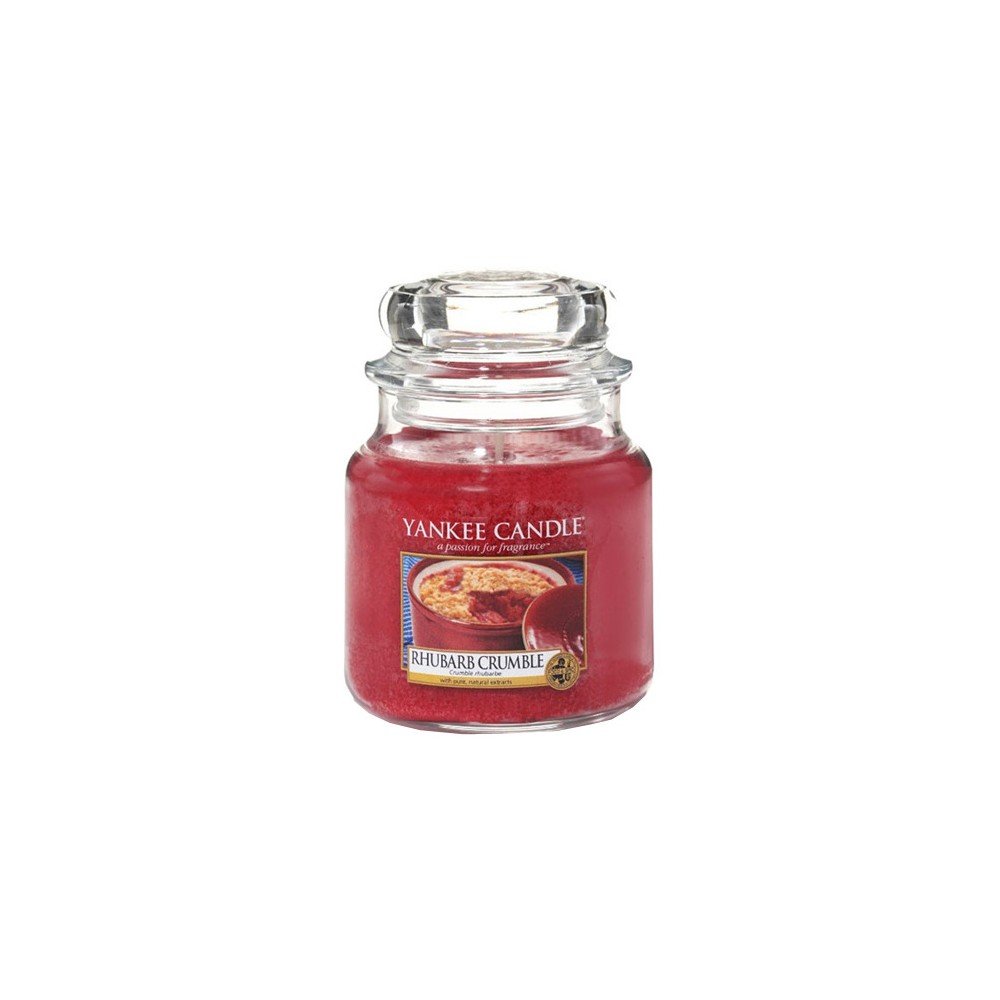 Vonná svíčka Yankee Candle Rebarborový Crumble, doba hoření 65 v:1171978