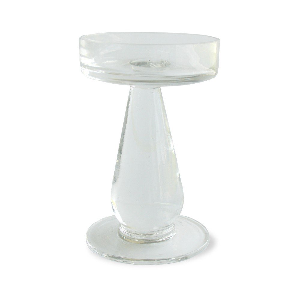 Skleněný svícen Moycor, výška 14 cm v:1109770