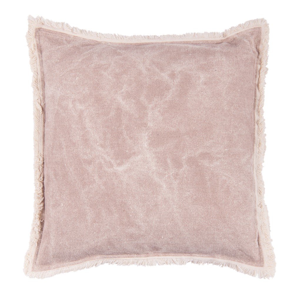Růžový polštář Clayre & Eef Velvet, 45 x 45 cm v:1087968