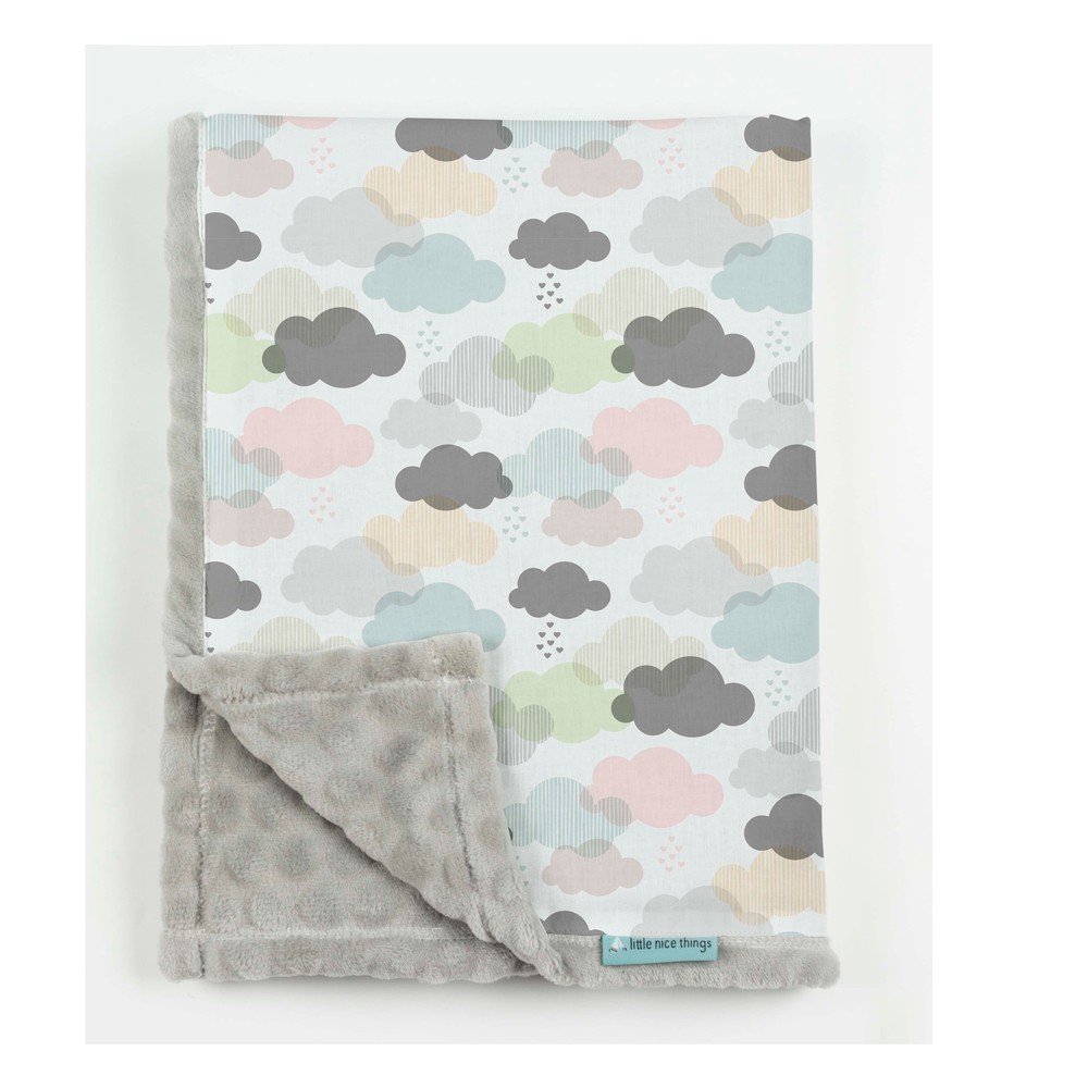 Oboustranná deka Little Nice Things Clouds, 170 x 130 cm v:935820