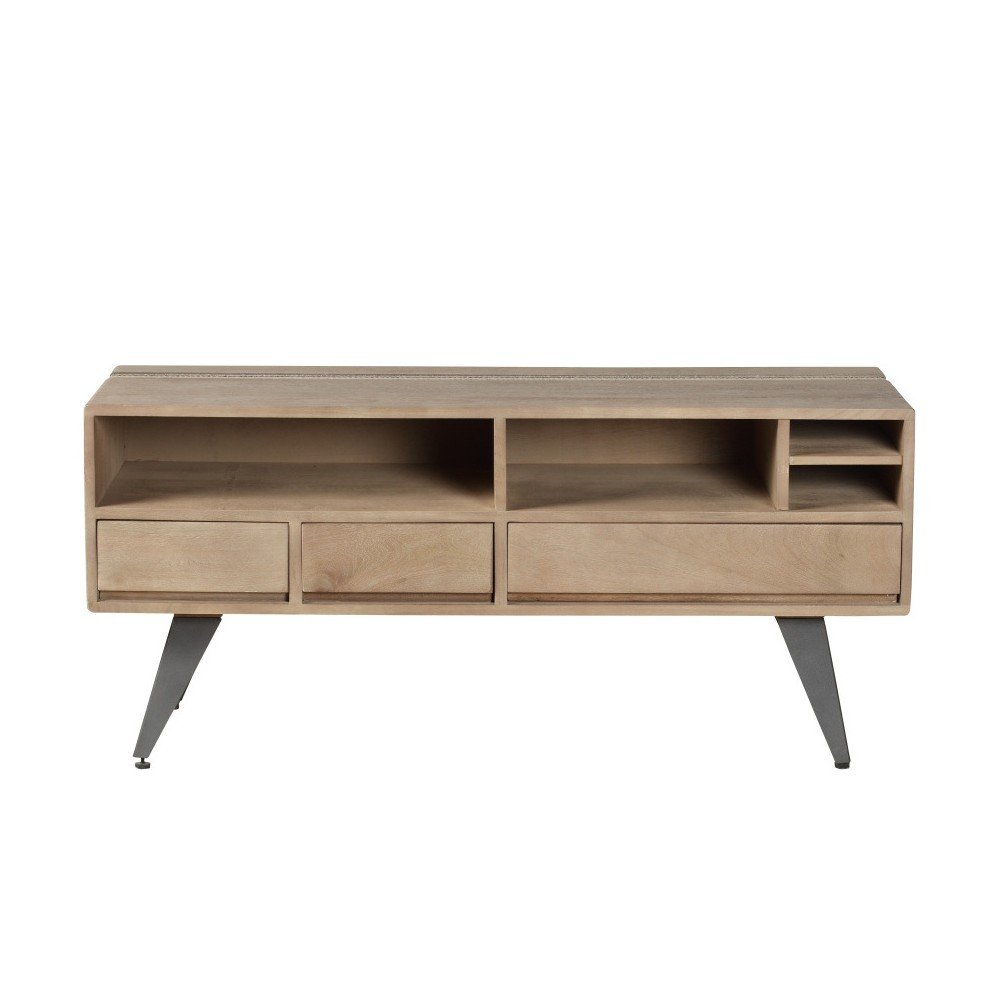 TV komoda z masivního mangového dřeva Woodjam Indiana, 110 cm v:730214