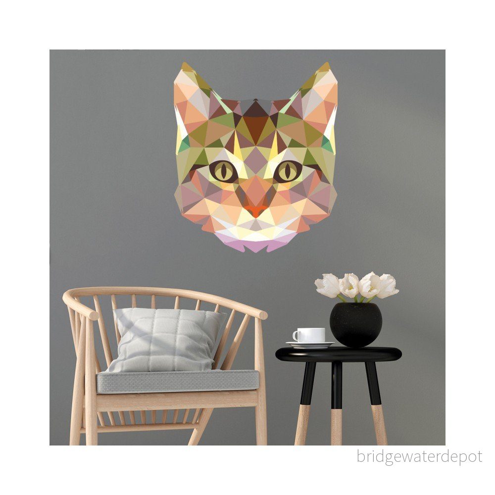 Samolepka Ambiance Origami Cat v:797008