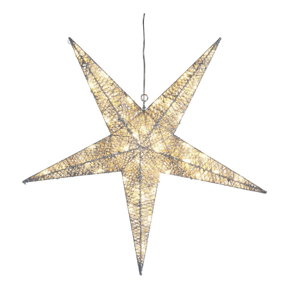 Svítící LED dekorace Best Season Silhouette Star Bright, 55 cm v:928882