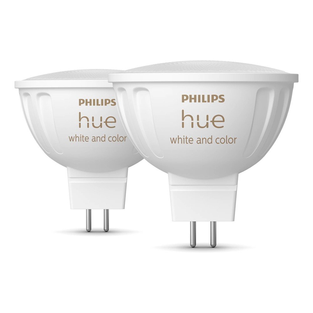 Smart žárovky v sadě 2 ks GU 5,3, 6 W White and color ambiance – Philips Hue v:1680400