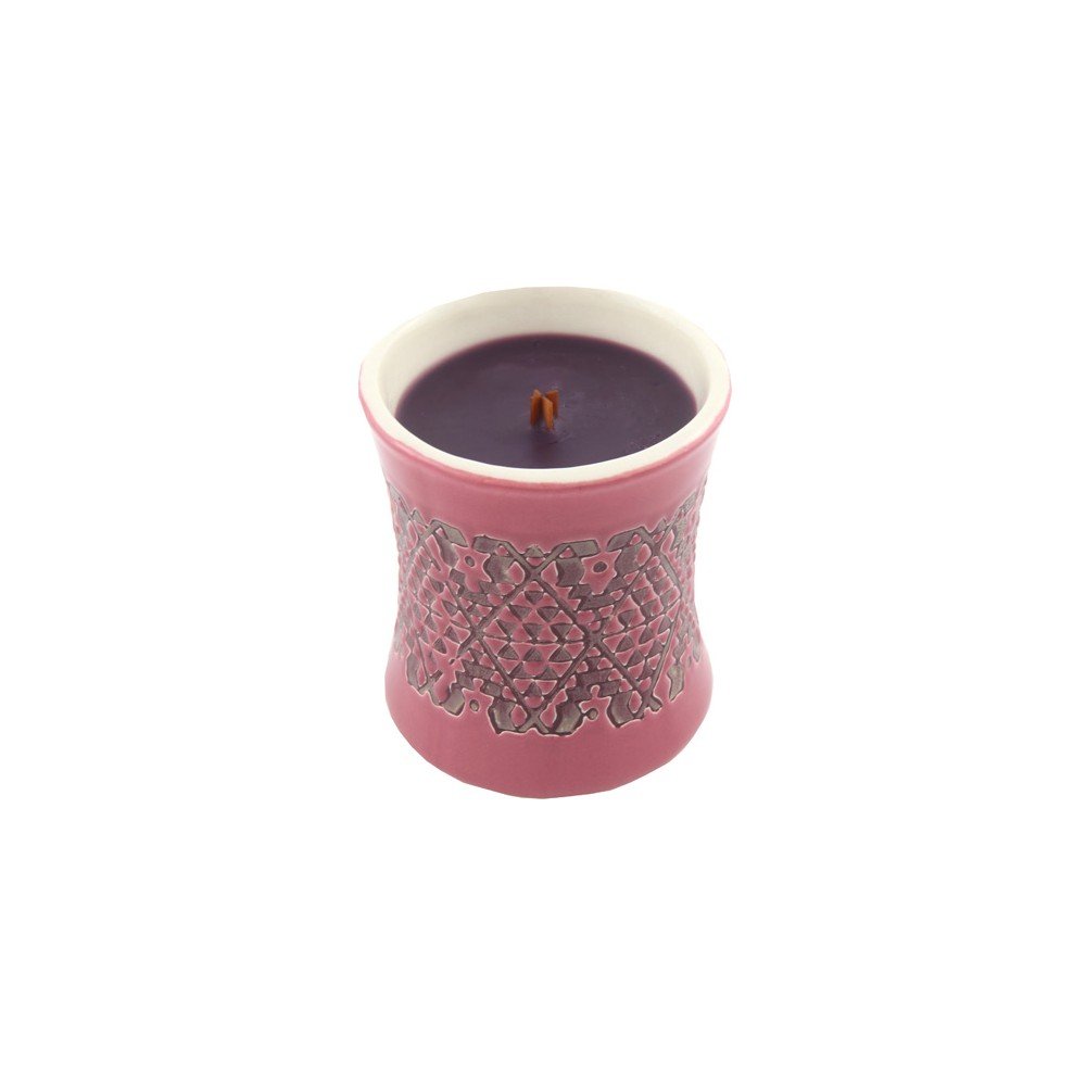 Svíčka s vůní fíků v keramickém svícnu WoodWick, doba hoření 40 hodin v:955168