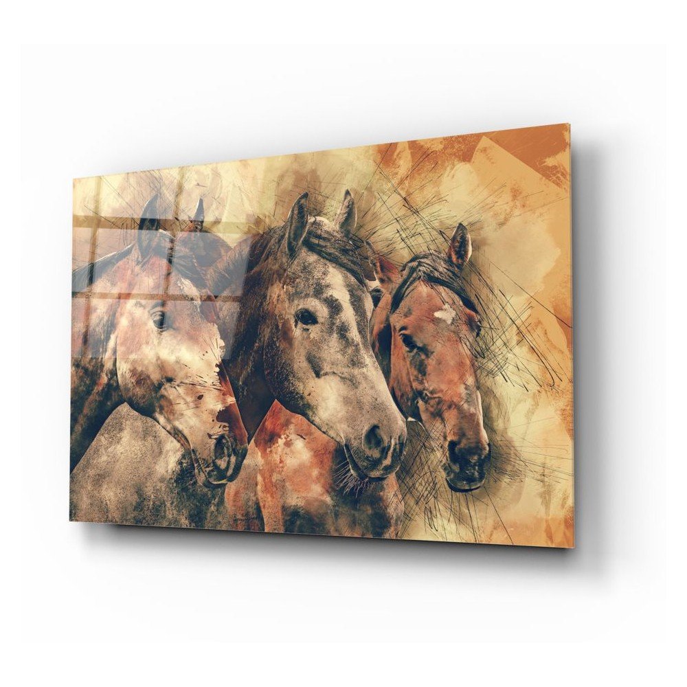 Skleněný obraz Insigne Horses v:1325664
