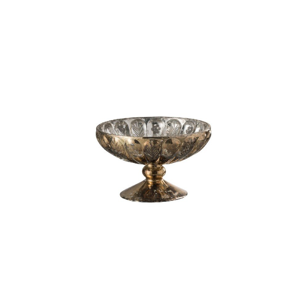 Skleněná mísa v měděné barvě J-Line Antique, ⌀ 18 cm v:1132784