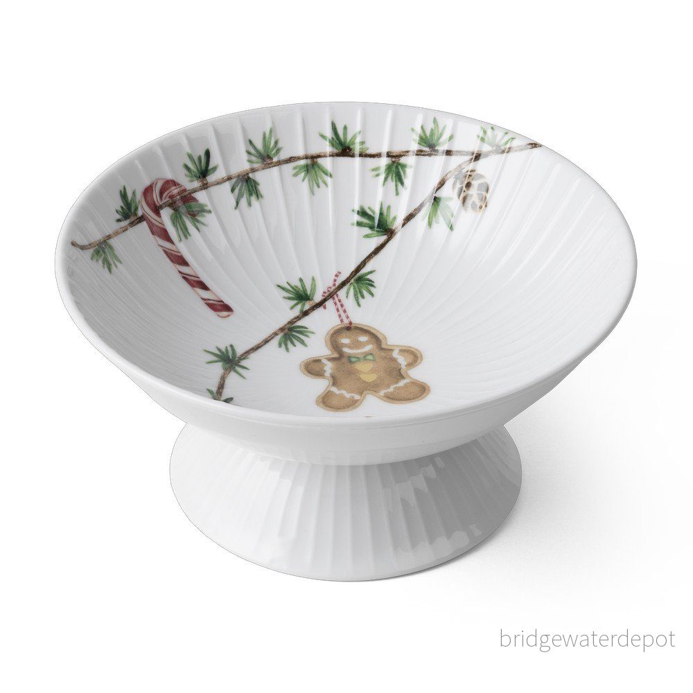 Bílá porcelánová mísa s vánočním motivem ø 16 cm Hammershøi Christmas – Kähler Design v:1690376