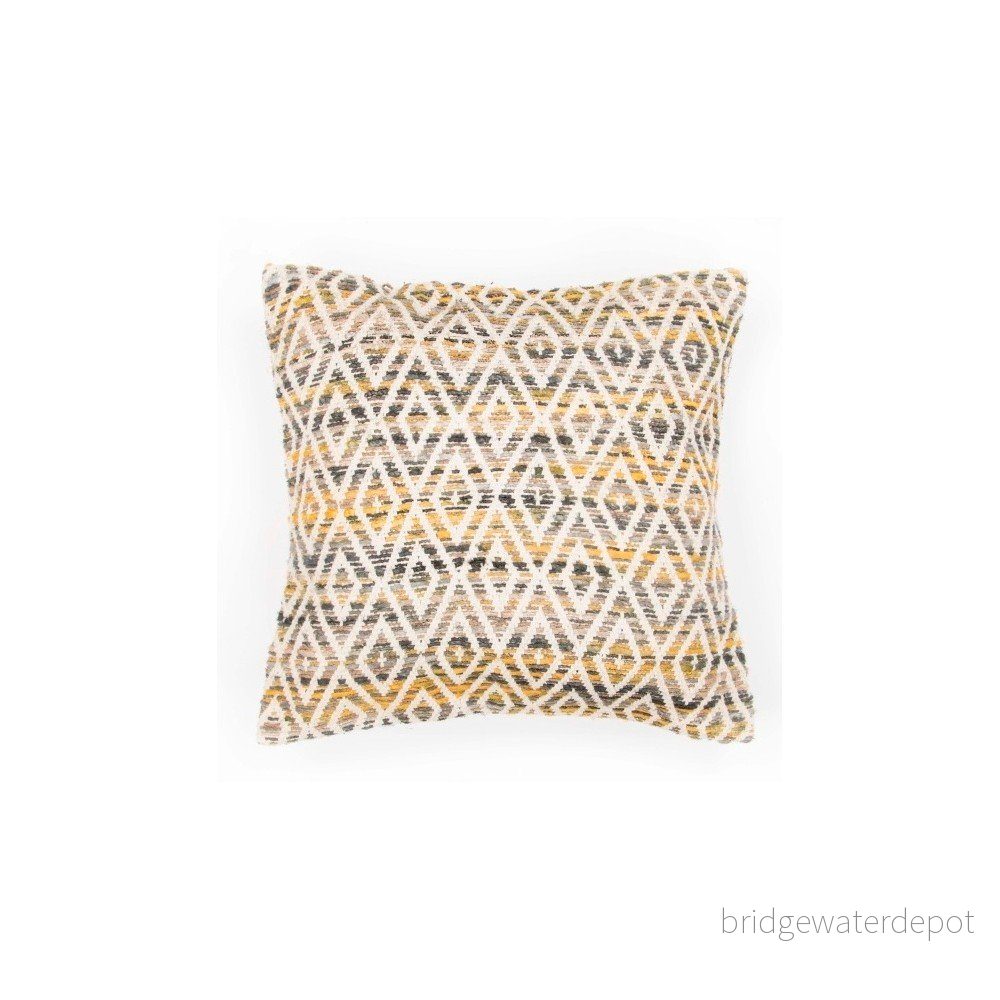 Žlutý vzorovaný povlak na polštář Tiseco Home Studio Diamond, 45 x 45 cm v:947140