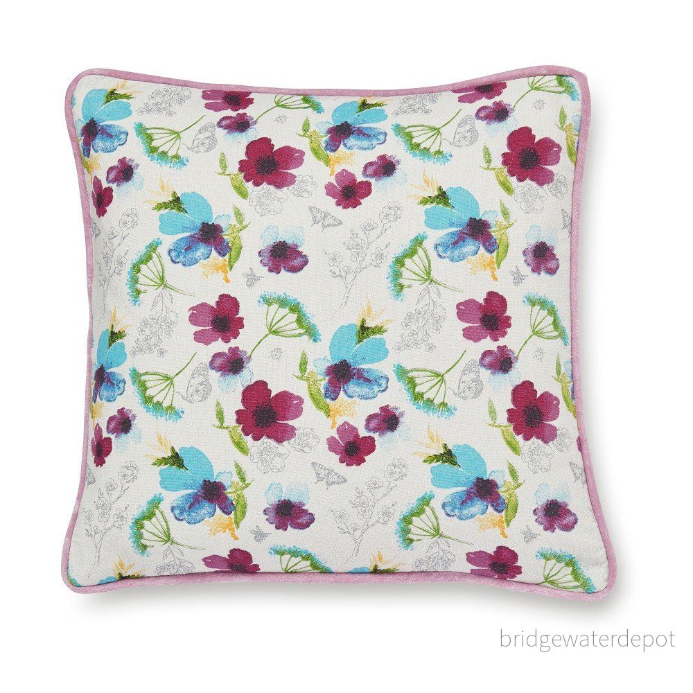 Polštář z bavlny Cooksmart England Chatsworth Floral, 45 x 45 cm v:1123566
