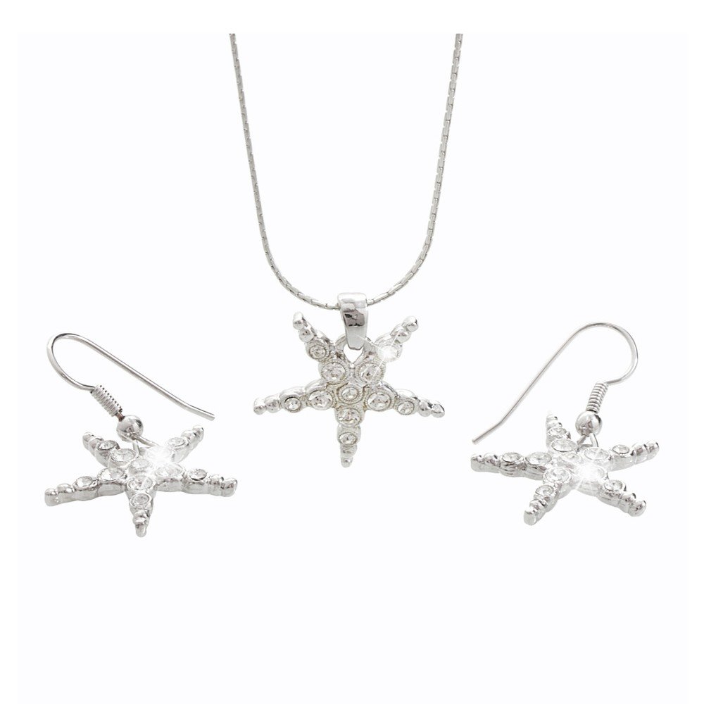 Set náhrdelníků a náušnic s krystaly Swarovski® Yasmine Stars v:914126