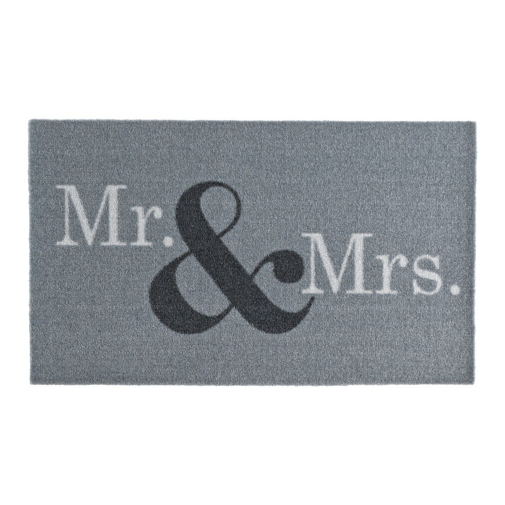 Šedá rohožka Zala Living Design Mr. & Mrs., 50 x 70 cm v:925256